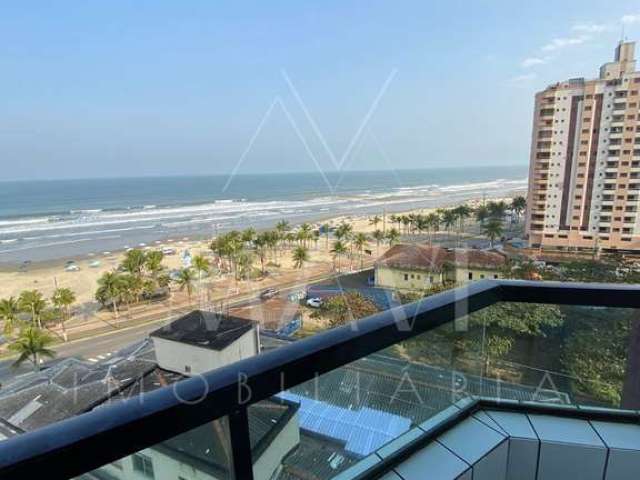 Apartamento 1dormitório vista mar em Mirim, Praia Grande/SP