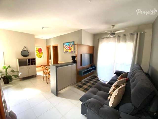 Apartamento Novo no Perequê-Mirim com 2 dormitórios, 1suíte e varanda gourmet.