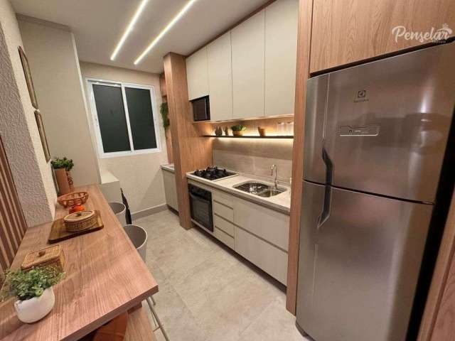 Indaiatuba - Apartamento na planta 2 Dormitórios com Suíte - Parque dos Pássaros