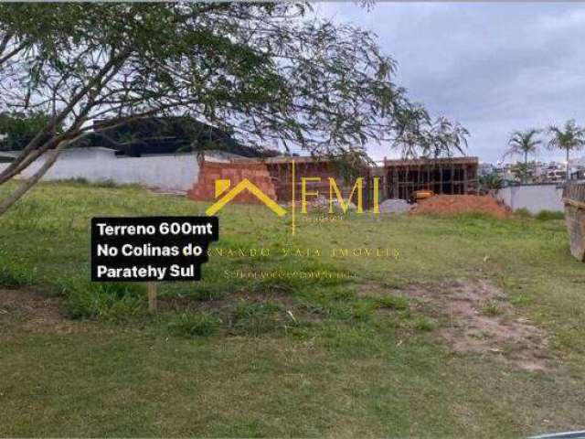 Terreno 600m² no Colinas do Paratehy Sul