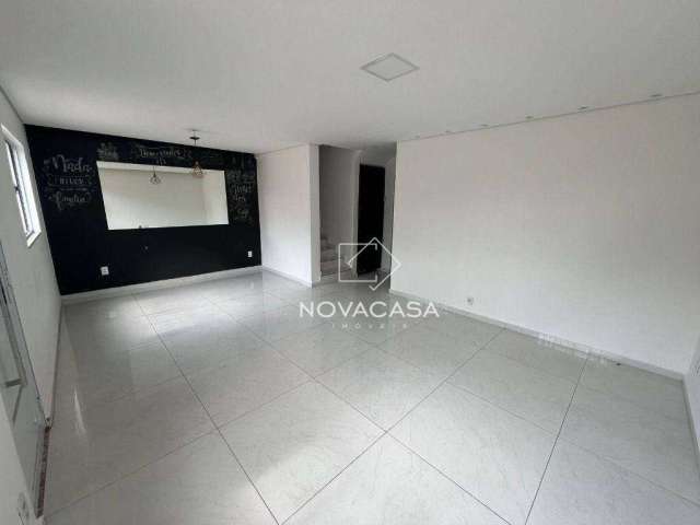 Casa com 4 dormitórios para alugar, 110 m² por R$ 3.303,16/mês - Planalto - Belo Horizonte/MG