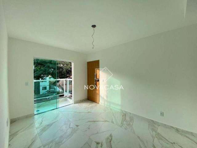 Apartamento com varanda 2 dormitórios à venda, 55 m² por R$ 409.000 - Planalto - Belo Horizonte/MG