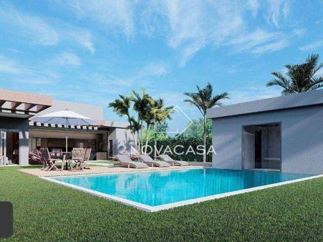 Casa com 4 dormitórios à venda, 264 m² por R$ 1.000.000,00 - Condomínio Champagne - Lagoa Santa/MG