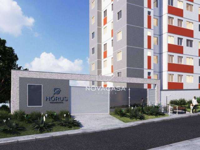 Apartamento com 2 dormitórios à venda, 45 m² por R$ 270.000,00 - Guarani - Belo Horizonte/MG