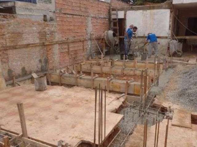 Otimo terreno com inicio de construcao