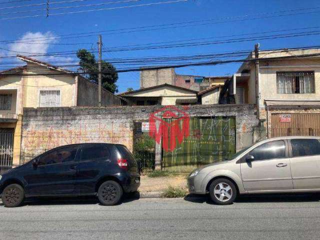 Terreno à venda, 250 m² por R$ 540.000,00 - Jardim do Estádio - Santo André/SP