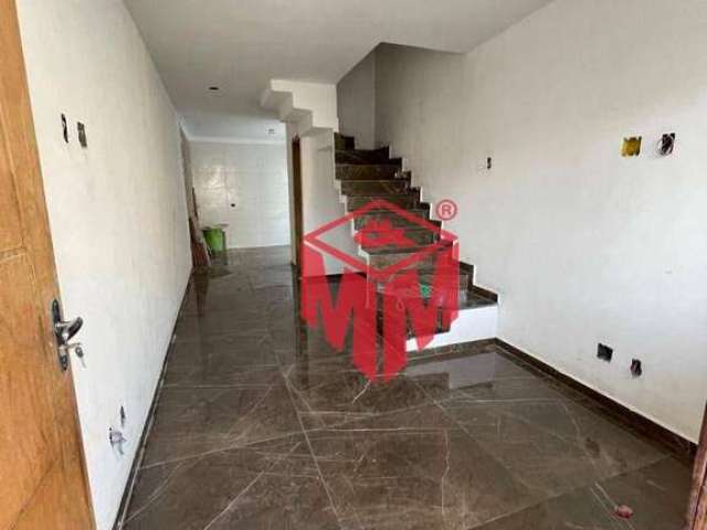 Sobrado NOVO com 2 dormitórios à venda, 60 m² por R$ 330.000 - Jardim Irene - Santo André/SP