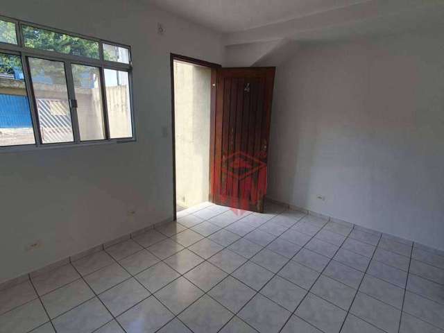 Casa com 1 dormitório para alugar, 50 m² por R$ 1.120,86/mês - Jardim Pinheiros - São Bernardo do Campo/SP