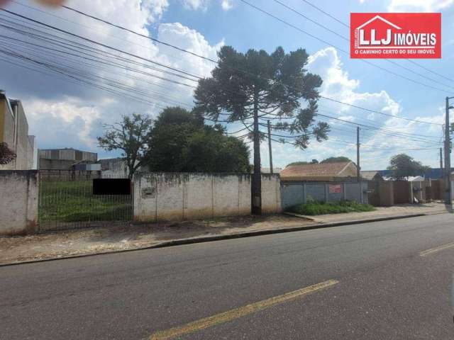 Terreno  630 m², plano, pronto pra construir, permitido barracão e aptos, próx av. maringa por R$ 745.000 - Chácaras Atuba - Pinhais/PR