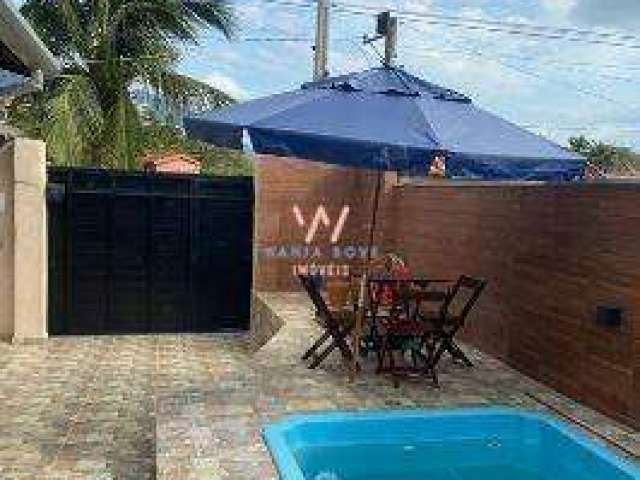 Casa a 100m da Praia, com 4 dormitórios à venda, 190m² por R$850.000 - Barequeçaba - São Sebastião/SP