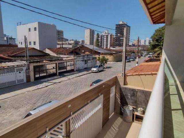 Sobrado com 2 dormitórios à venda, 54 m² por R$ 335.000 - Vila Guilhermina - Praia Grande/SP