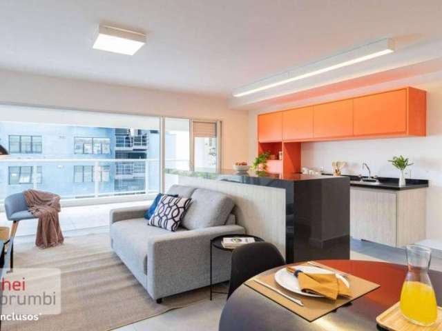 Apartamento com 1 dormitório à venda, 57 m² por R$ 1.004.000,00 - Pinheiros - São Paulo/SP