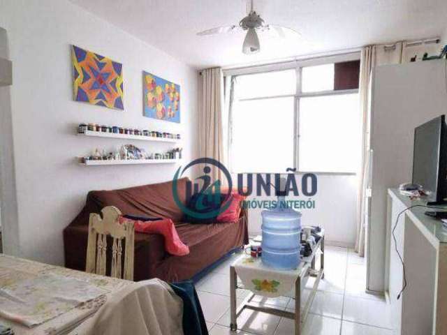 Apartamento no miolo de Icaraí,  com 1 dormitório à venda, 50 m² - Icaraí - Niterói/RJ