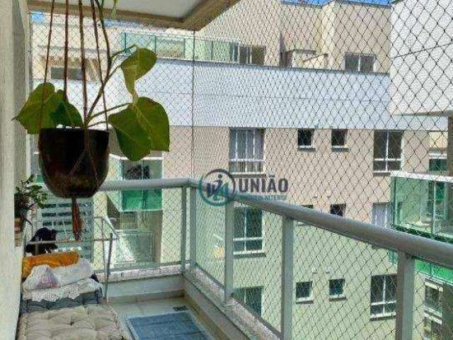 Ótimo apartamento com 2 dormitórios, sendo uma suíte, lazer completo,  à venda, 65 m²  - Santa Rosa - Niterói/RJ