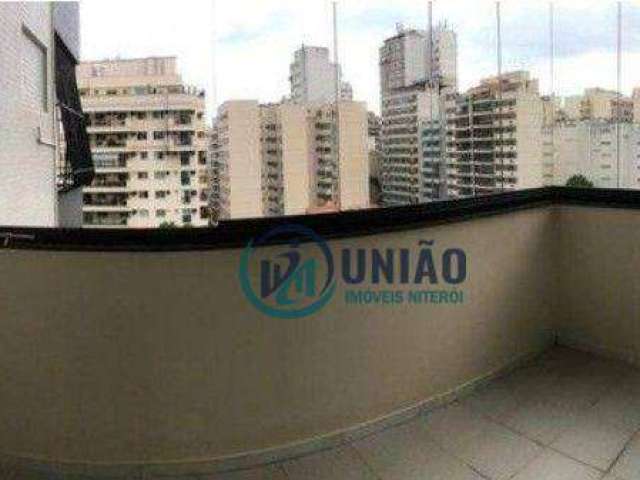 Excelente apartamento com 3 dormitórios, uma suíte, duas vaga,  à venda, 120 m² por R$ 1.000.000 - Ingá - Niterói/RJ