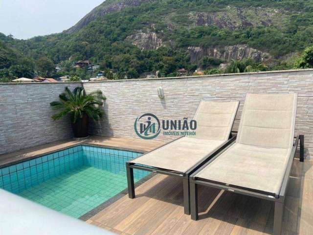 Cobertura com 4 quartos à venda, 220 m² por R$ 1.580.000 - Itacoatiara - Niterói/RJ