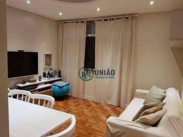 Apartamento com 1 quarto à venda, 50 m² por R$ 460.000 - Icaraí - Niterói/RJ