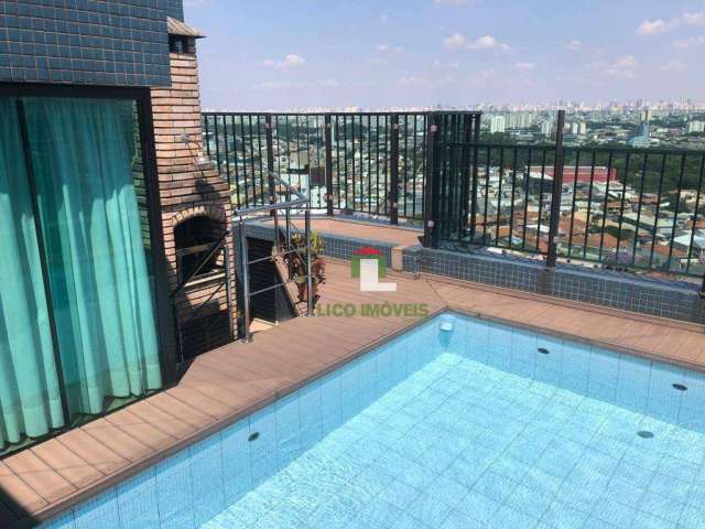 Cobertura com 3 dormitórios à venda, 153 m² por R$ 1.500.000,00 - Vila Maria Alta - São Paulo/SP