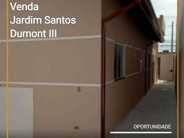 Casa Térrea para Venda em Mogi das Cruzes, Jardim Santos Dumont III, 2 dormitórios, 1 suíte, 2 banheiros, 2 vagas