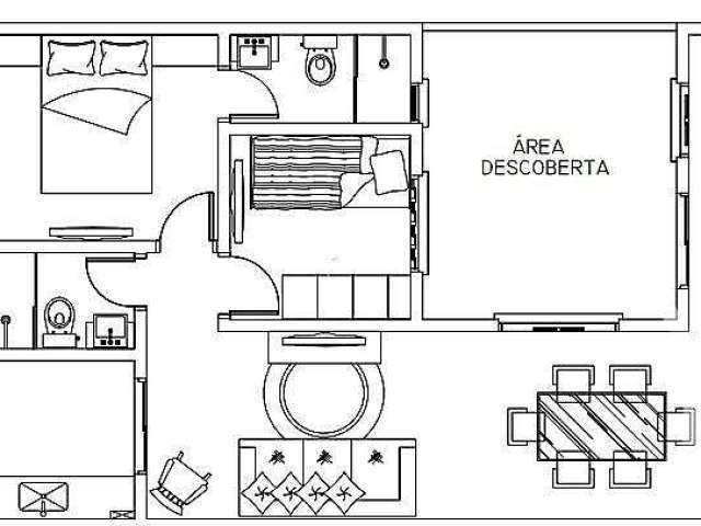 Apartamento, cobertura sem condomínio, 02 dormitórios sendo 01 suíte e 02 vagas de garagem - Vila Humaitá, Santo André.