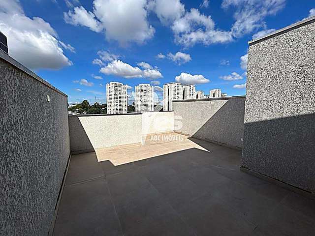 Cobertura baixo condomínio com elevador, 2 quartos sendo 1 suíte, 1 ou 2 vagas, Santa Maria, Santo André