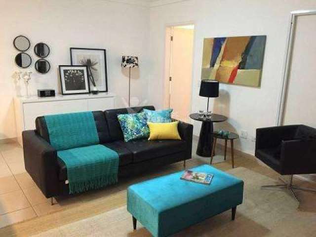 Apartamento mobiliado, 2 vg, Bairro Jardim, Santo André/SP.