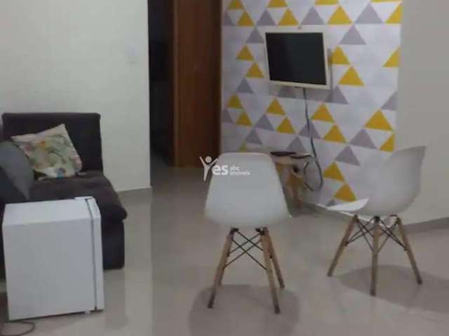 Apartamento com 02 dormitórios mobiliado na Vila Dora, Santo André