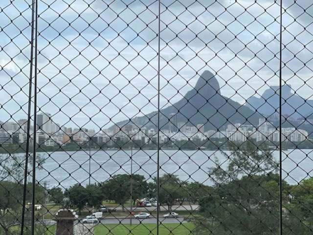 Apto Vista livre para Lagoa Mobiliado