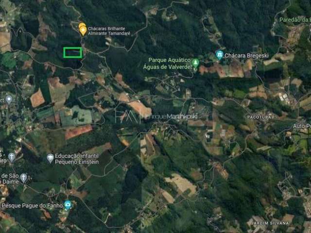 Chácara de 50.000m2 com casa de 156m2 com 2 quartos, 2 WC´s, lareira, próximo de Curitiba e Almirante Tamandaré-PR