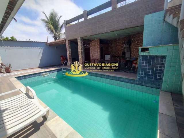 Casa com 2 quartos à venda na Av. São Paulo, 2889, Balneário Itaguaí, Mongaguá, 147 m2 por R$ 449.900