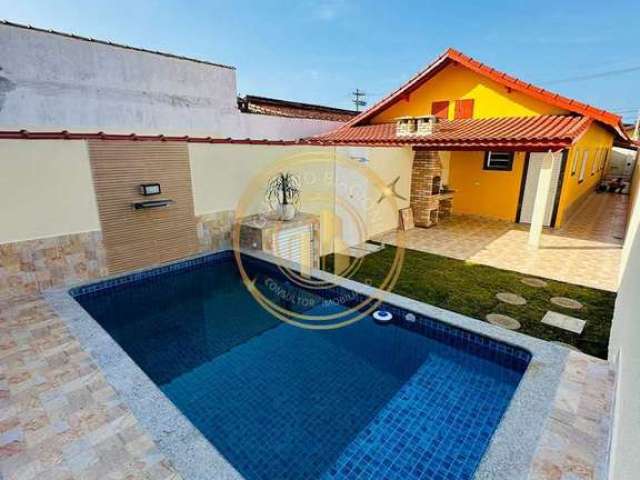 Casa com 3 dorms, Flórida Mirim, Mongaguá - R$ 489 mil, Cod: 2942