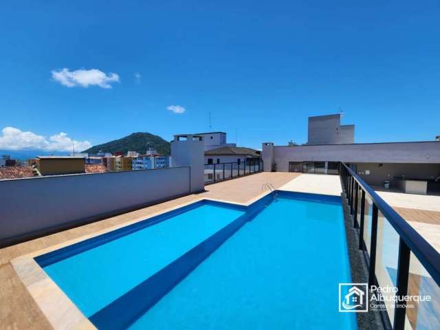 Apartamento a venda Tulum Residence no Itaguá, Ubatuba/SP. Apartamento com 2 suítes e varanda gourmet