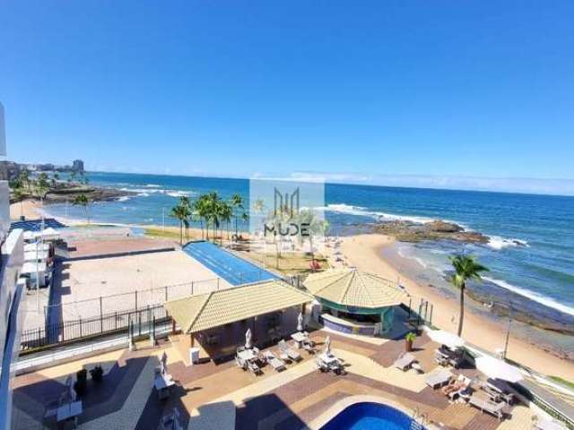 APARTAMENTO 2 QUARTOS COM SUÍTE 60M²-  À VENDA NO ONDINA APART HOTEL EM SALVADOR -Acesso exclusivo para praia privativa!