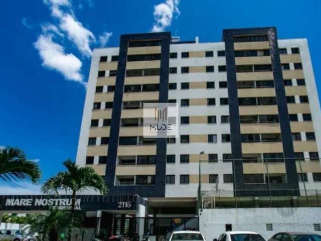 Residencial Mare Nostrum, COBERTURA DUPLEX, 2 Quartos Reversível para 3, 1 Suíte, 104 m² AC, terraço com Churrasqueira - Á Venda em LAURO DE FREITAS