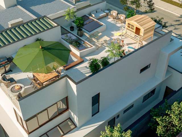 Casa Moderna nova à venda em Paulínia, com piscina, rooftop e suíte térrea