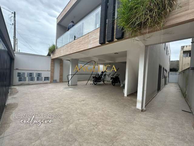 REPASSE DE FINANCIAMENTO! Casa Sobreposta em condomínio fechado no Melvi, Praia Grande/SP