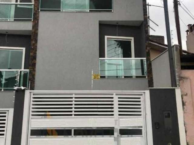 Sobrado com 2 suítes à venda, 100 m² por r$ 400.000 - vila linda - santo andré/sp