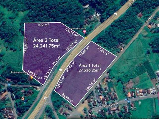 Terreno à venda na Rodovia BR-101, --, Rio Bonito (Pirabeiraba), Joinville por R$ 2.150.000