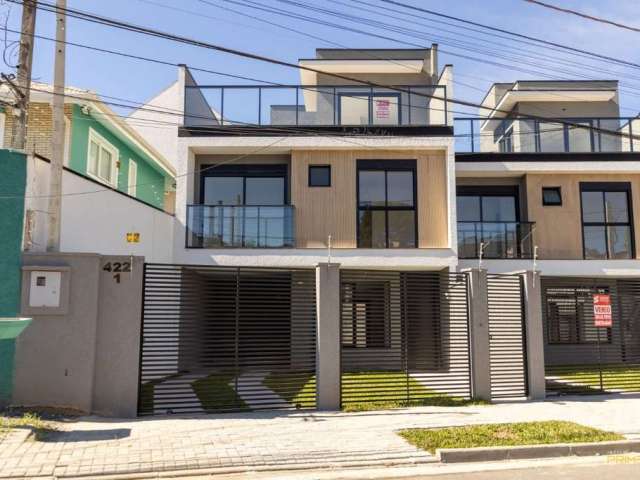 Sobrado com terraço, 3 quartos - Pilarzinho