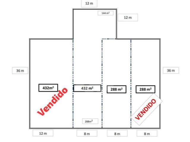 Terreno terra branca | 288m²