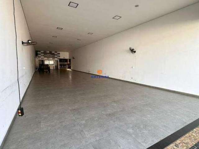 Salão comercial 225m² | 1 escritorio | 1 banheiro | 15 vagas