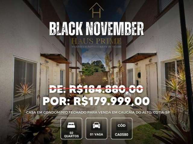 Casa à venda em Cotia, Água Espraiada (Caucaia do Alto), com 2 quartos, com 49 m²