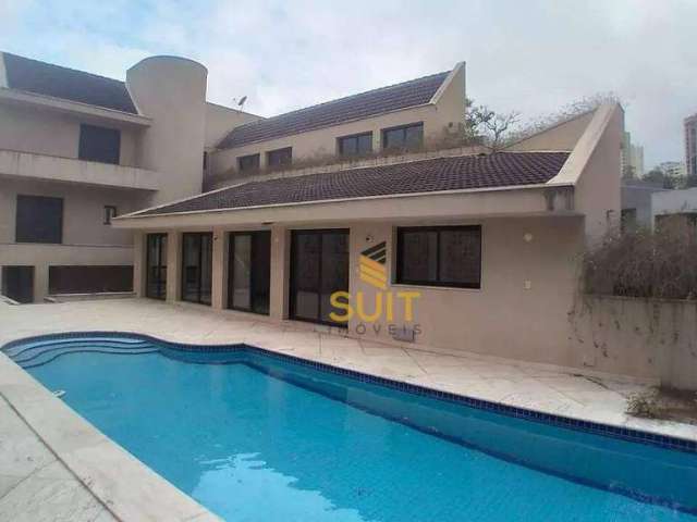 Alphaville 01 - Casa com 737 m², 4 Suítes, 5 Vagas, Sauna e Piscina em Barueri/SP! Contato: Suit (11) 94584-8250