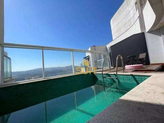 Novare - Cobertura Triplex com 169m², 2 Suítes, 2 Vagas, Piscina e Churrasqueira em Barueri/SP! Contato: Suit (11) 94584-8250