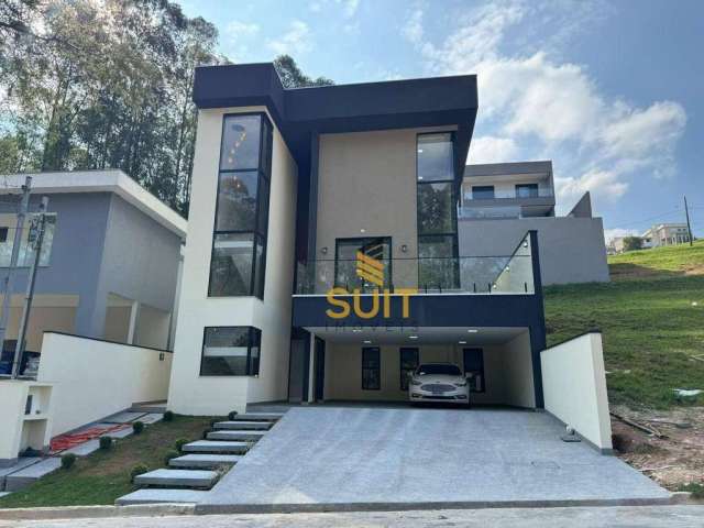 Morada da Serra - Casa com 382m², 3 Suítes, 4 Vagas, Hidro, Churrasqueira e Piscina em Barueri/SP! Contato: Suit (11) 94584-8250