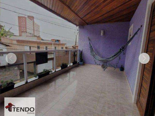 Sobrado com 3 dormitórios à venda, 280 m² por R$ 650.000,00 - Jardim Pilar - Mauá/SP