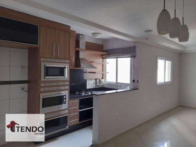 Cobertura no Campestre| Santo André| 3 dormitórios| 1 suíte| 167 m²| 2 vagas| Varanda com Churrasqueira