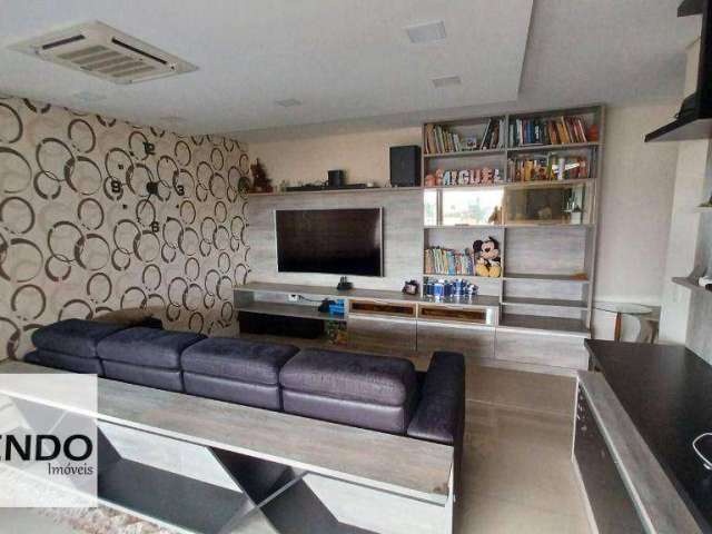 Lindo Apartamento com 3 dormitórios suítes, 116 m², 2 vagas, no Movement City &amp; Life, SBC/SP