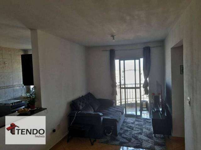 Apartamento no Campanário, Diadema com 2 dormitórios à venda, 70 m², com Sacada