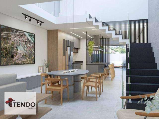 Sobrado com 3 suítes à venda, 211 m² por R$ 1.059.000 - Vila Floresta - Santo André/SP